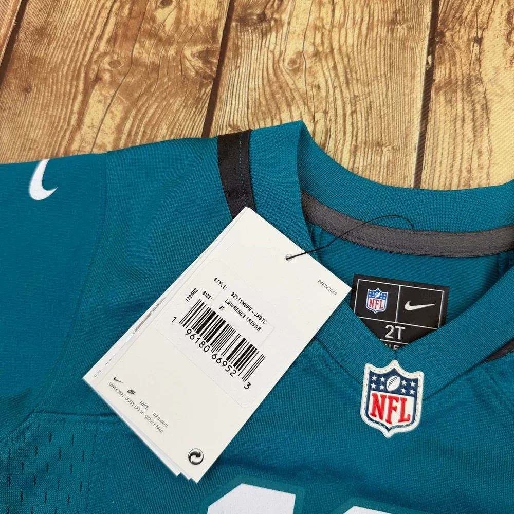 Nike Trevor Lawrence Jacksonville Jaguars Jersey Kids 2T Teal Football Sports
